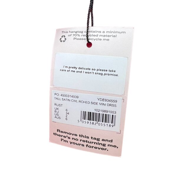 Missguided satin cowl ruched side mini dress - Picture 4 of 7